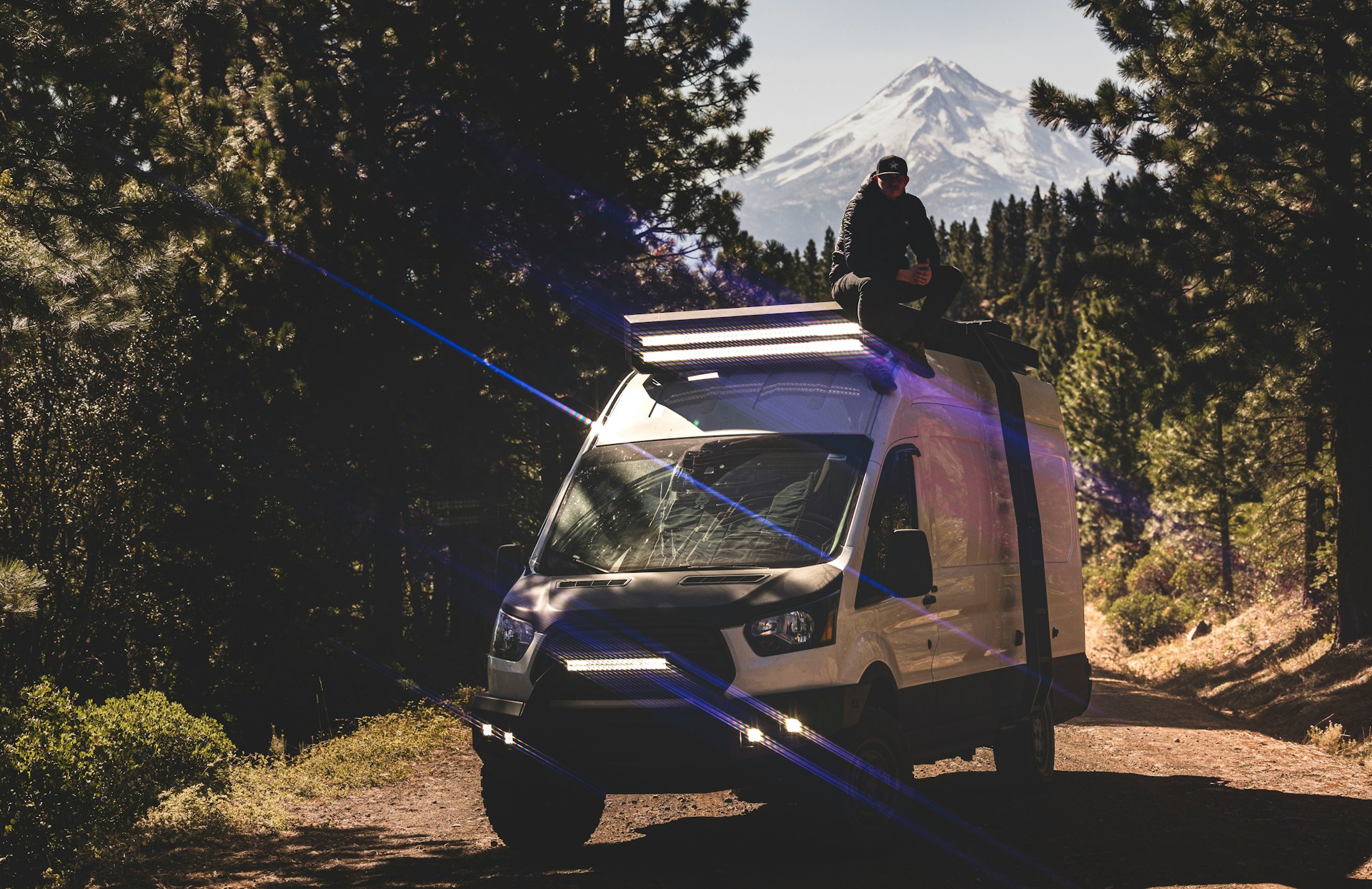 How to Plan Stress-Free Travel Adventures A man sitting on top of a van on a dirt road