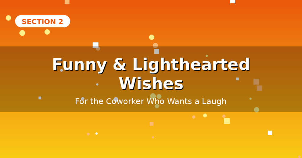 100+ Birthday Wishes for Colleagues & Coworkers (2026) Funny and lighthearted birthday wishes for coworkers banner