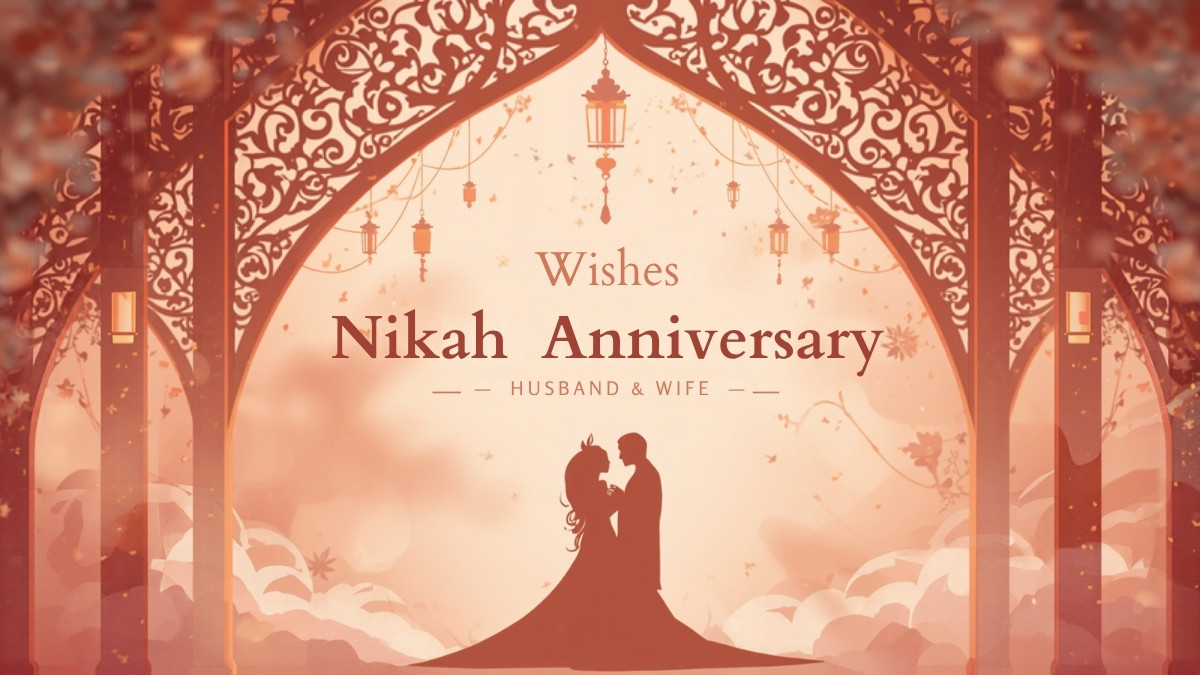 Nikah anniversary wishes for husband and wife