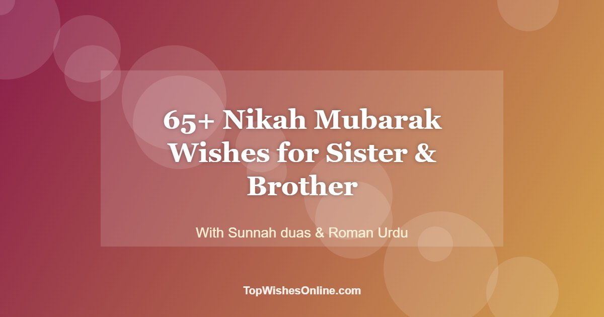 nikah mubarak wishes - featured image