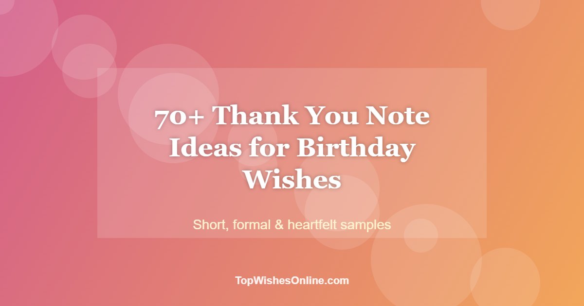 thank you note for birthday wishes - featured image
